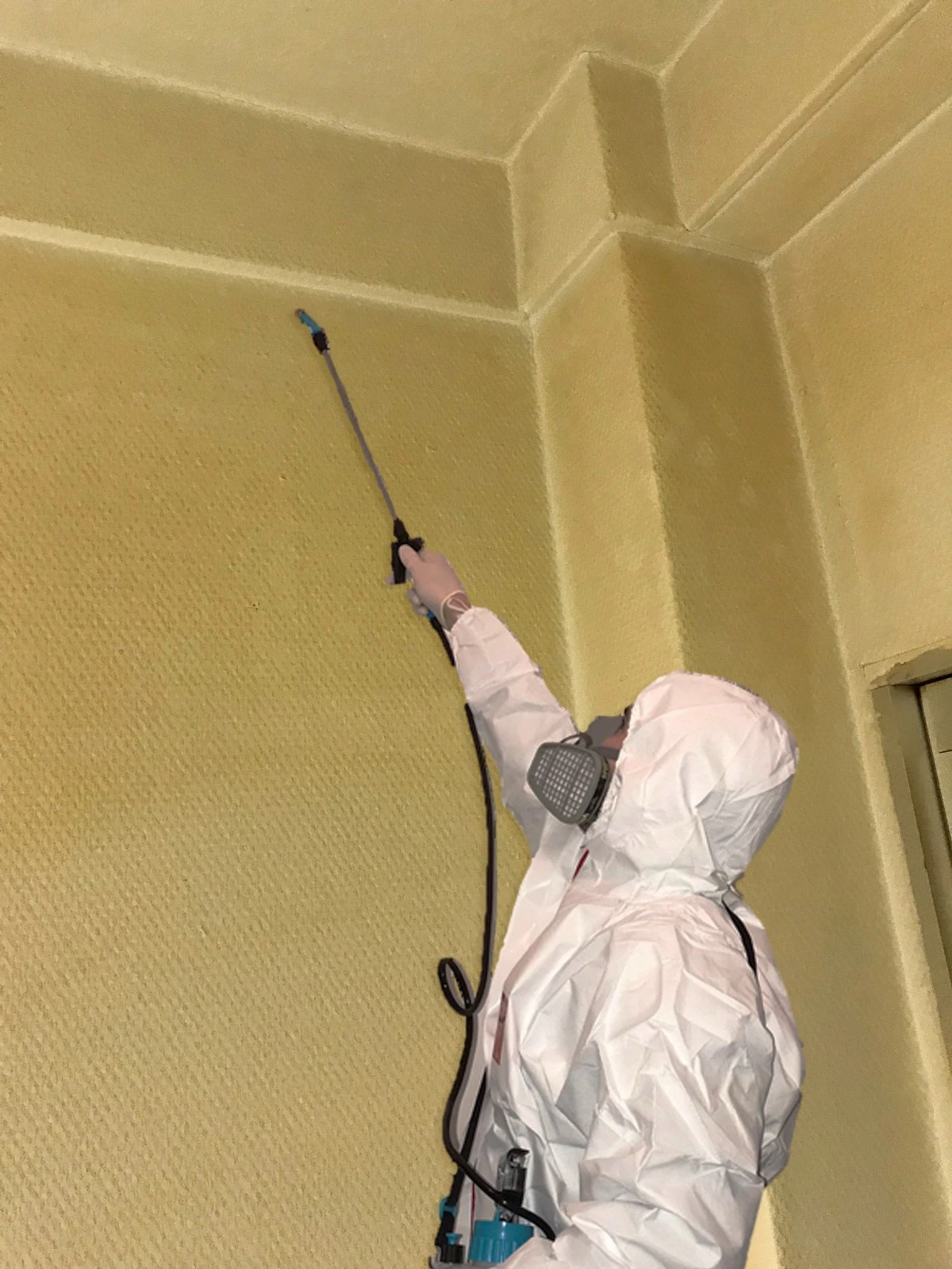 Professioneel verwijderen van nicotineaanslag in een woning